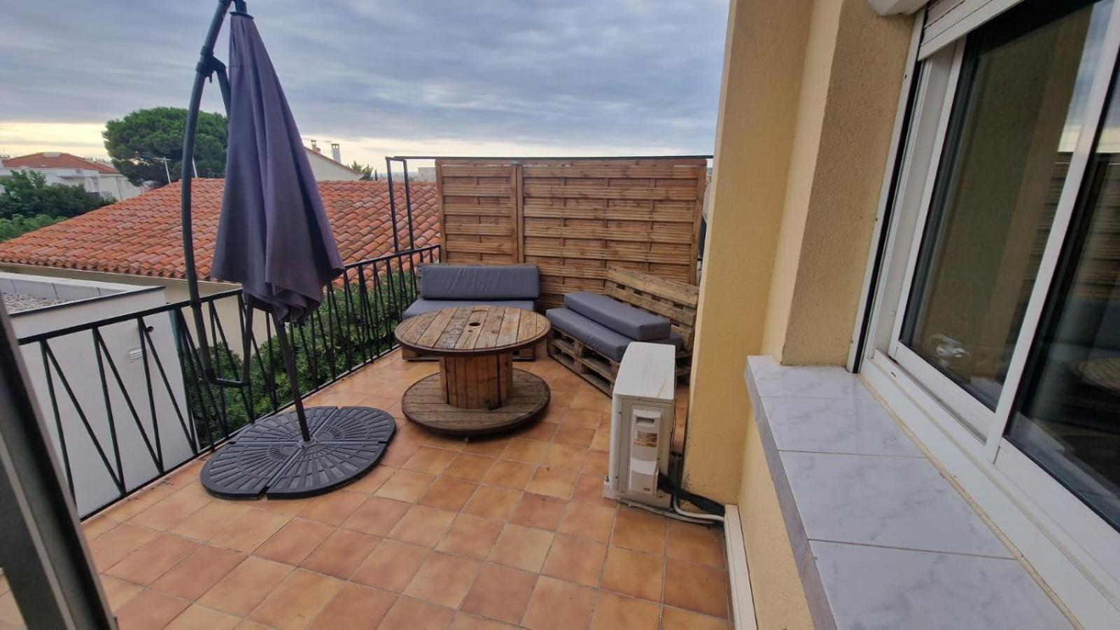 Appartement En Bord De Plage - A 50 M De La Mer Canet-en-Roussillon Exteriör bild